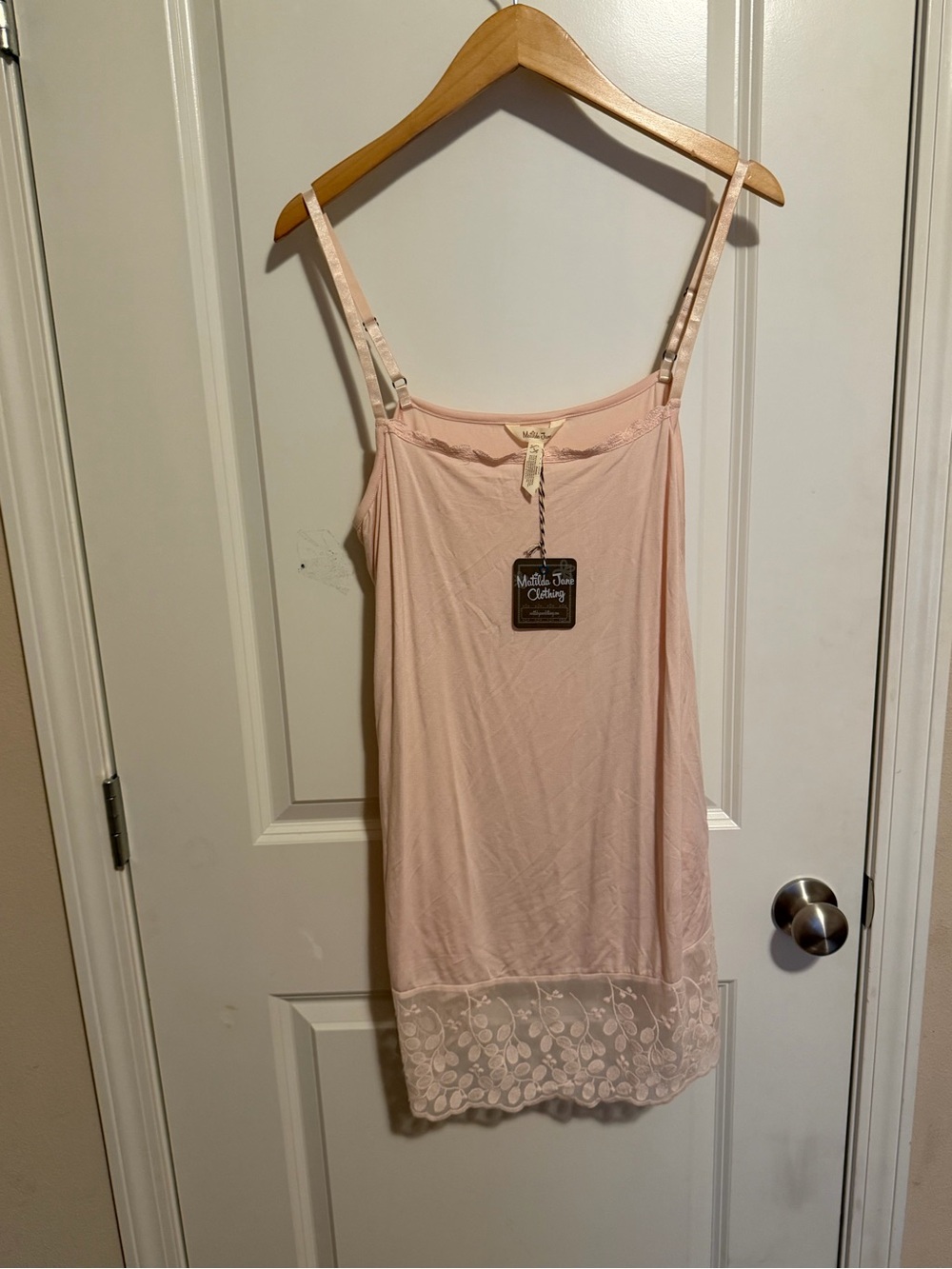 Matilda Jane Blush Pink Lace-Trim Cami NWT